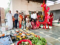 सांडवा श्री राम गौशाला में तापड़िया परिवार ने किया तुलादान। सांडवा श्री राम गौशाला में तापड़िया परिवार ने किया तुलादान ।